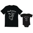 thumbnail image 1 of Unclesaurus Men's T-Shirt Cute Funny Dinosaur Love Matching Graphic Tee Nephewsaurus Baby Bodysuit Kids Toddler Shirt, 1 of 3