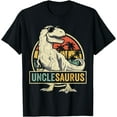 thumbnail image 1 of Unclesaurus T Rex Dinosaur Uncle Saurus Family Matching Unisex T-Shirt for Men Women, 1 of 5