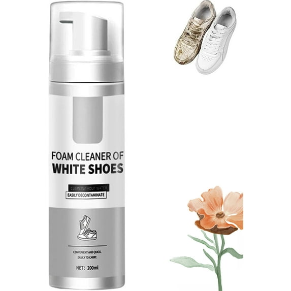 Uncloud Waterless Shoe Cleaner, Uncloud - Water-Free Foam Shoe Cleaner, Shoe Cleaning Brush Kit for Sneakers (1pcs)