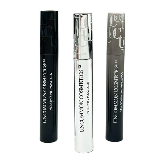 Uncommon Cosmetics Best Of Lashes Mascara Set, Gift Set for Women, 3 Pc