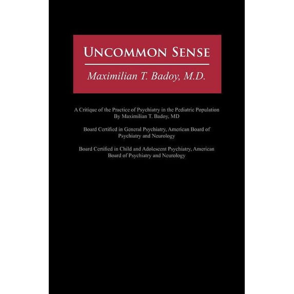 Uncommon Sense (Paperback)