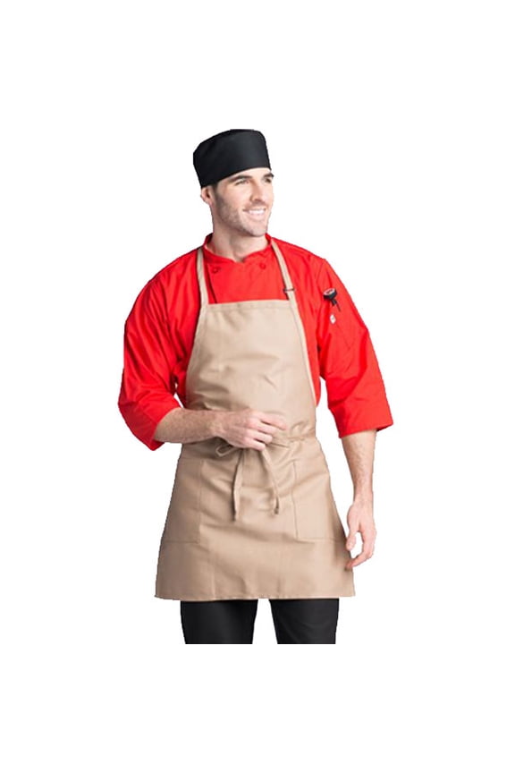 Uncommon Thread Unisex 2-Patch-Pocket Bib Apron - 3016