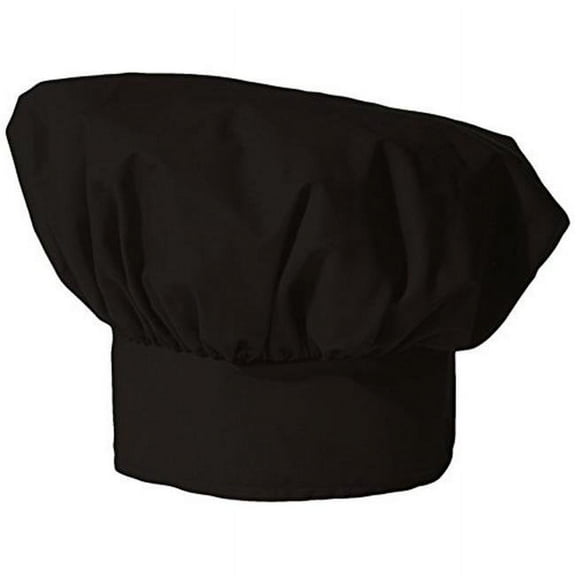 Uncommon Threads 0100-0100 Chef Hat Poplin in Black