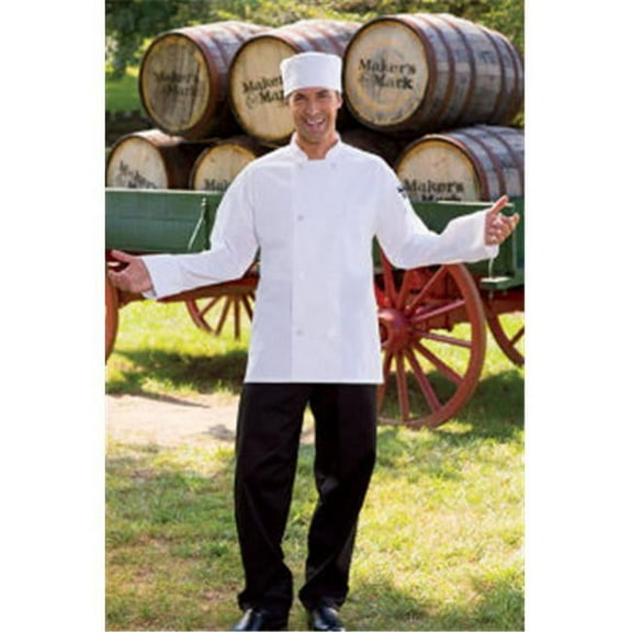 Uncommon Threads 0400-2508 4Extra Large Chef Coat in White