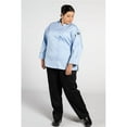thumbnail image 1 of Uncommon Threads 0702-7708 Women Tempest Pro Vent Chef Coat with Mesh, Sky Blue - Size 4XL, 1 of 1