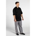 thumbnail image 1 of Uncommon Threads 0703-0103 Unisex Venture Pro Vent Chef Coat with Mesh, Black - Medium, 1 of 1