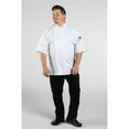 thumbnail image 1 of Uncommon Threads 0703-2501 Unisex Venture Pro Vent Chef Coat with Mesh, White - Extra Small, 1 of 1