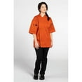 thumbnail image 1 of Uncommon Threads 0703-8008 Unisex Venture Pro Vent Chef Coat with Mesh, Orange - Size 4XL, 1 of 1