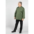 thumbnail image 1 of Uncommon Threads 0706-8703 Unisex Pulse Chef Coat, Sea Green - Medium, 1 of 1
