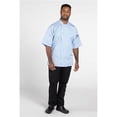 thumbnail image 1 of Uncommon Threads 0707-7701 Unisex Resilience Chef Coat, Sky Blue - Extra Small, 1 of 1