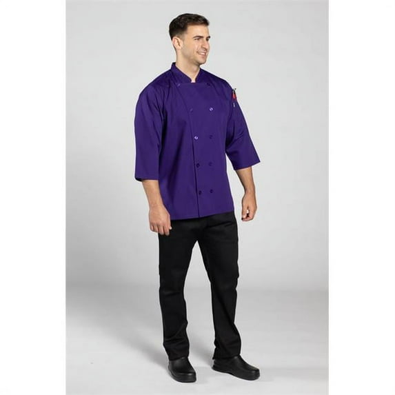 Uncommon Threads 0975-8304 Unisex Epic Server Shirt, Grape - Large