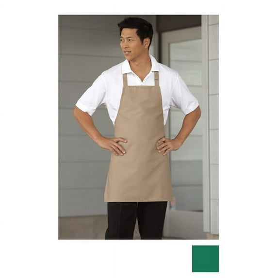 Uncommon Threads 3010-1100 Ajustable Bib Apron No Pockets in Kelly