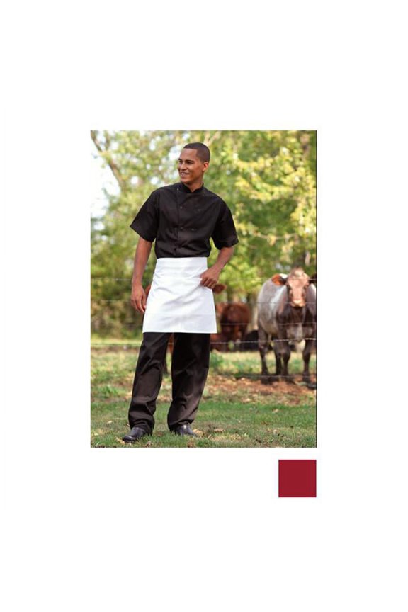 3056-1900 Half Waist Apron in Red
