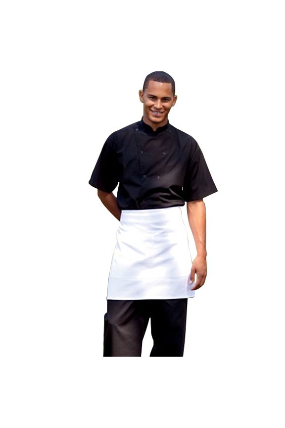 3056-2500 Half Waist Apron in White