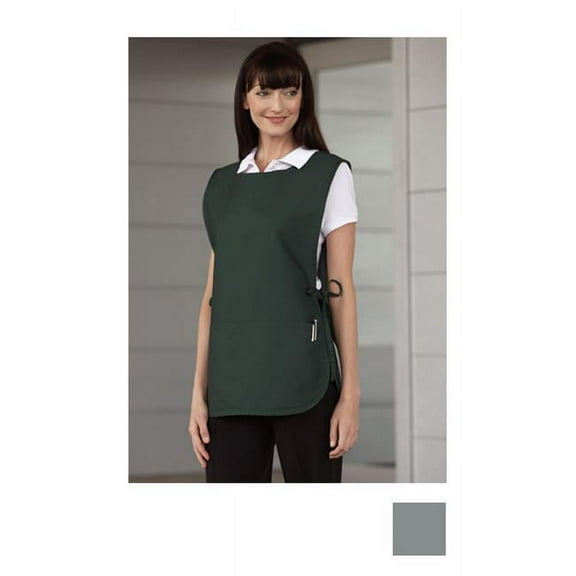 Uncommon Threads 3075-2100 20&amp;apos;&amp;apos;W x 28&amp;apos;&amp;apos;L Cobbler Apron in Silver