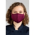 thumbnail image 1 of Uncommon Threads MASK-0300 Non-Medical 3-Layer Face Mask, Burgundy - Pack of 3, 1 of 1
