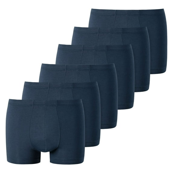 Uncover By Schiesser Men Boxer Shorts Cotton Blue Xl