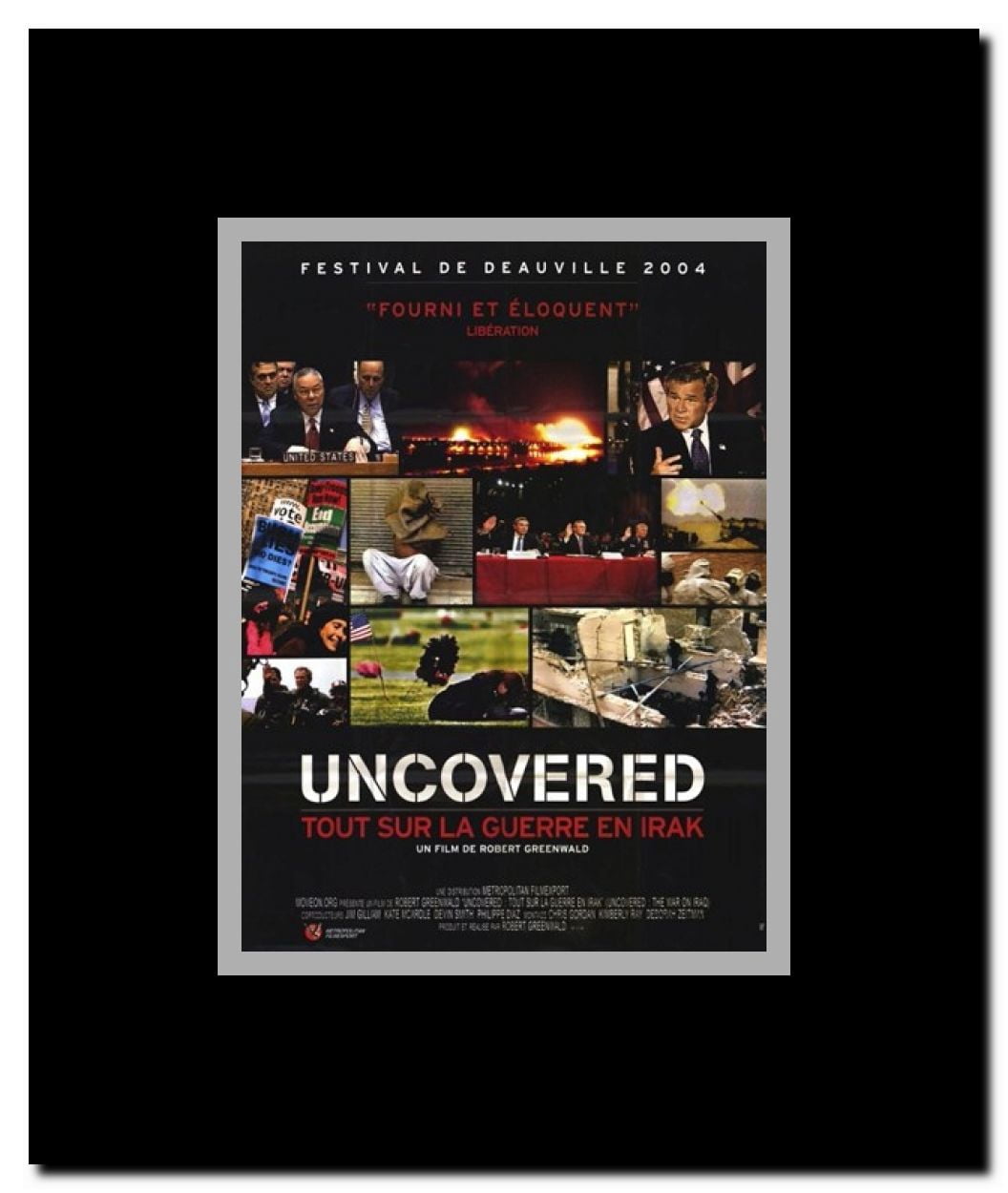 Uncovered Framed Movie Poster