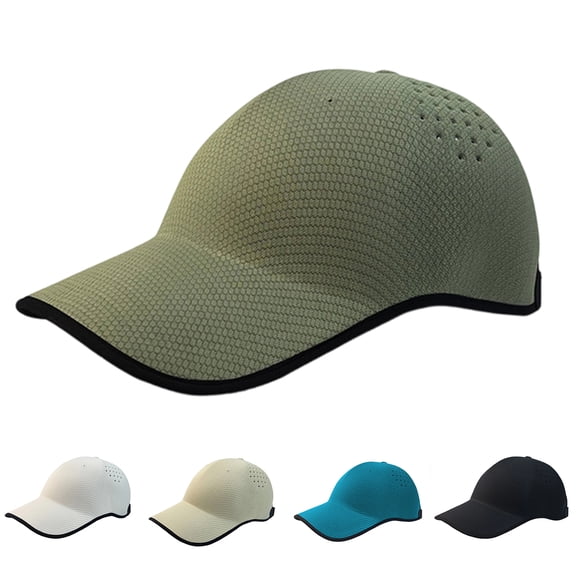 Uncrushable Baseball Cap Lightweight Hats with Breathable Air Holes Low Profile Dad Hat for Travel Running Golf, Black