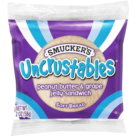 Uncrustables Butter and Grape Jelly Sandwich, 2 Ounce -- 60 per case.