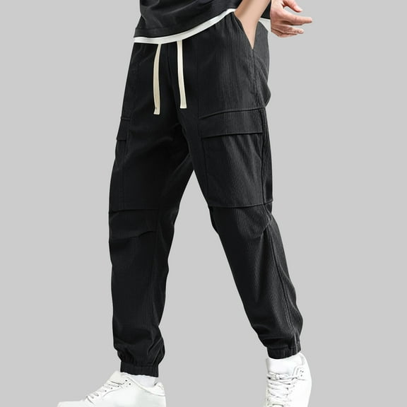 Uncuffed Sweatpants Men Men’S Workout Pants Black Apparel Sweat Pants for Mens Big and Tall Mens Workout Sweatpants Mens Sweatpants 3Xl