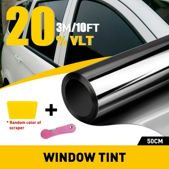 Uncut Roll Window Tint Film 20% VLT 20" x 10ft Feet Car Home Office Glass 10FT