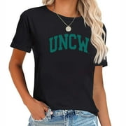 Uncw University Of North Carolina Wilmington Seahawks Arch Crewneck T Shirt