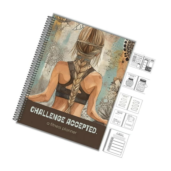 Undated 90 Day Workout Goal Trackers Notebook Weekly Habits Planner Paper Journal For Exercise Routines with Thick Paper