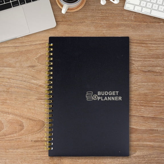 Undated A5 Budget Planner with Monthly Expense Tracker, 12-Month Finance Organizer for Financial Goal Setting, Debt Management & Bill Planning, Start Anytime, 1 Notebook, By Harlik