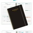 thumbnail image 1 of Undated Coil Planner Notebook | Lay-Flat Design, Thick Bleed-Resistant Paper, Sturdy Protective Cover, Compact Size | Flexible Scheduling for Office, Journaling, Task Tracking, 1 of 3
