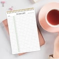 thumbnail image 1 of Undated Daily Hourly Schedule To Do List Notepad With Tear-Off Pages For Task Planning - Green, 1 of 8