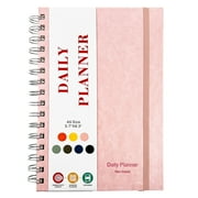 Undated Daily Planner Undated Planner With Hourly Schedules Daily Organizer Notebooks For Work Planner For Men And To Do List Notebook For Time Management Elastic Closure