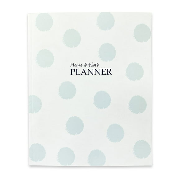 Undated Kahootie Co. 9" x 10.25" Planner It's That Kinda Day Home and Work Teal Polka Dot
