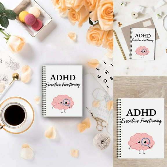 Undated Mental Health Planner for Adults Weekly Daily Organizer with Habit Tracker & Worksheets, for ADHD & Coping Strategies, Productivity Journal, Softcover 1PC