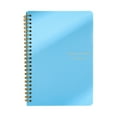 thumbnail image 1 of Undated Planner Calendar, 5" x 8" Weekly View Organizer, Twin-Wire Binding, Flexible Cover, Blank Notes Pages for Goal-Setting and Productivity (Blue), 1 of 6