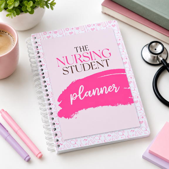 Undated Student Planner for Students with Hourly Trackers and Growth Features
