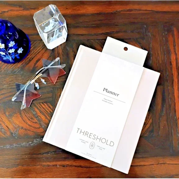 Undated Threshold Faux Leather Planner 7" X 8 1/2" (56 Sheets)