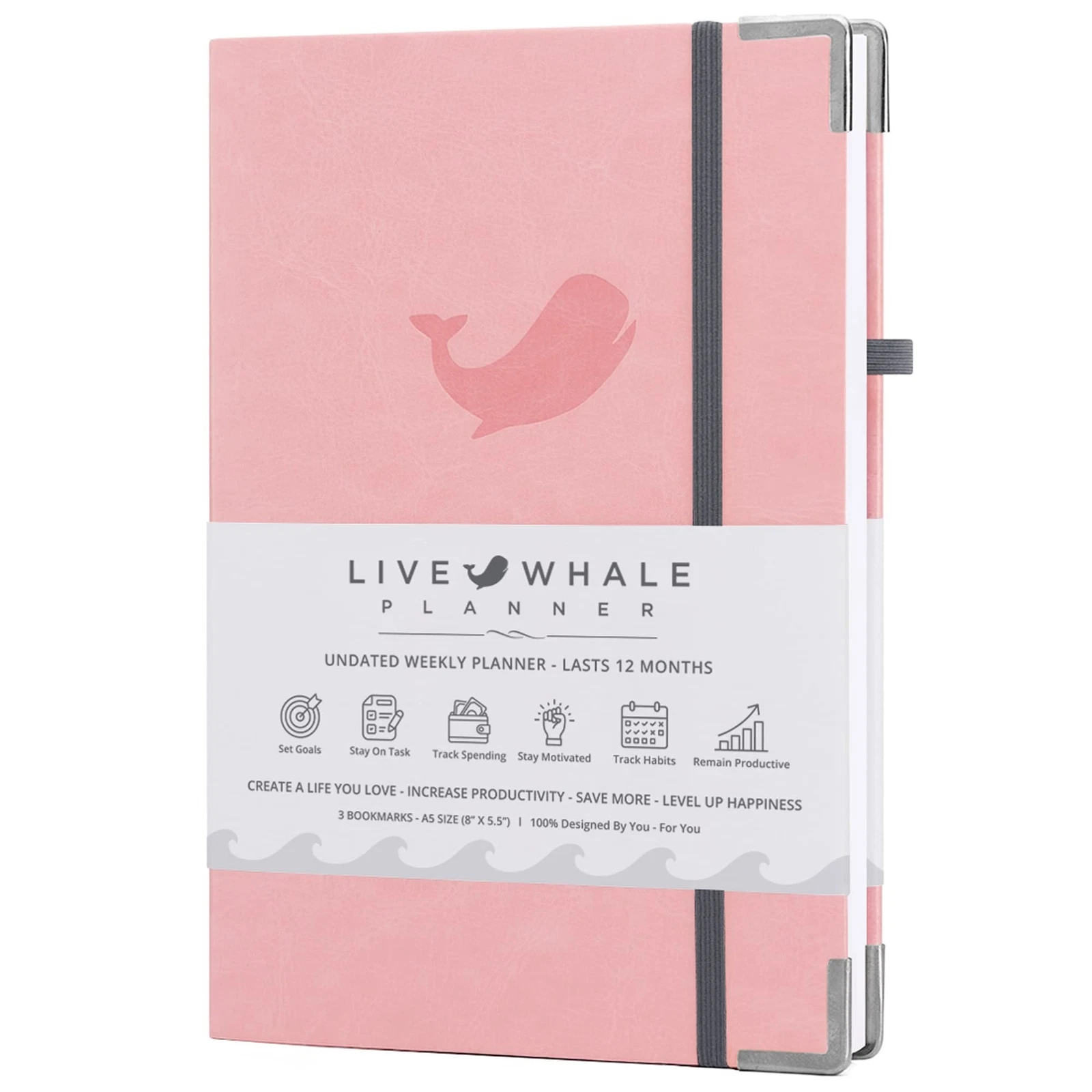 Undated Weekly Planner, Personal Planner - Habit Tracker Crafted To Increase ...
