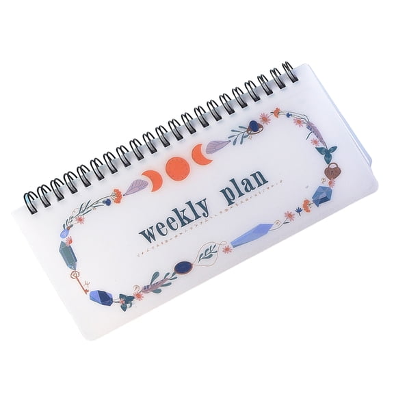 Undated Weekly Planner Twin-coil Binding Planner Notebook Appointment Diary for Teacher Weekly Planning