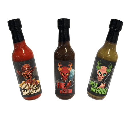 Undead Chefs Hot Sauce Trio