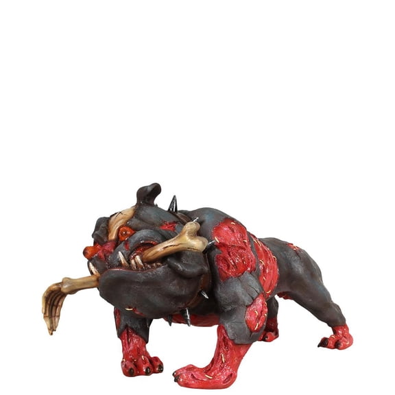 Undead Graveyard Dog Life Size Statue