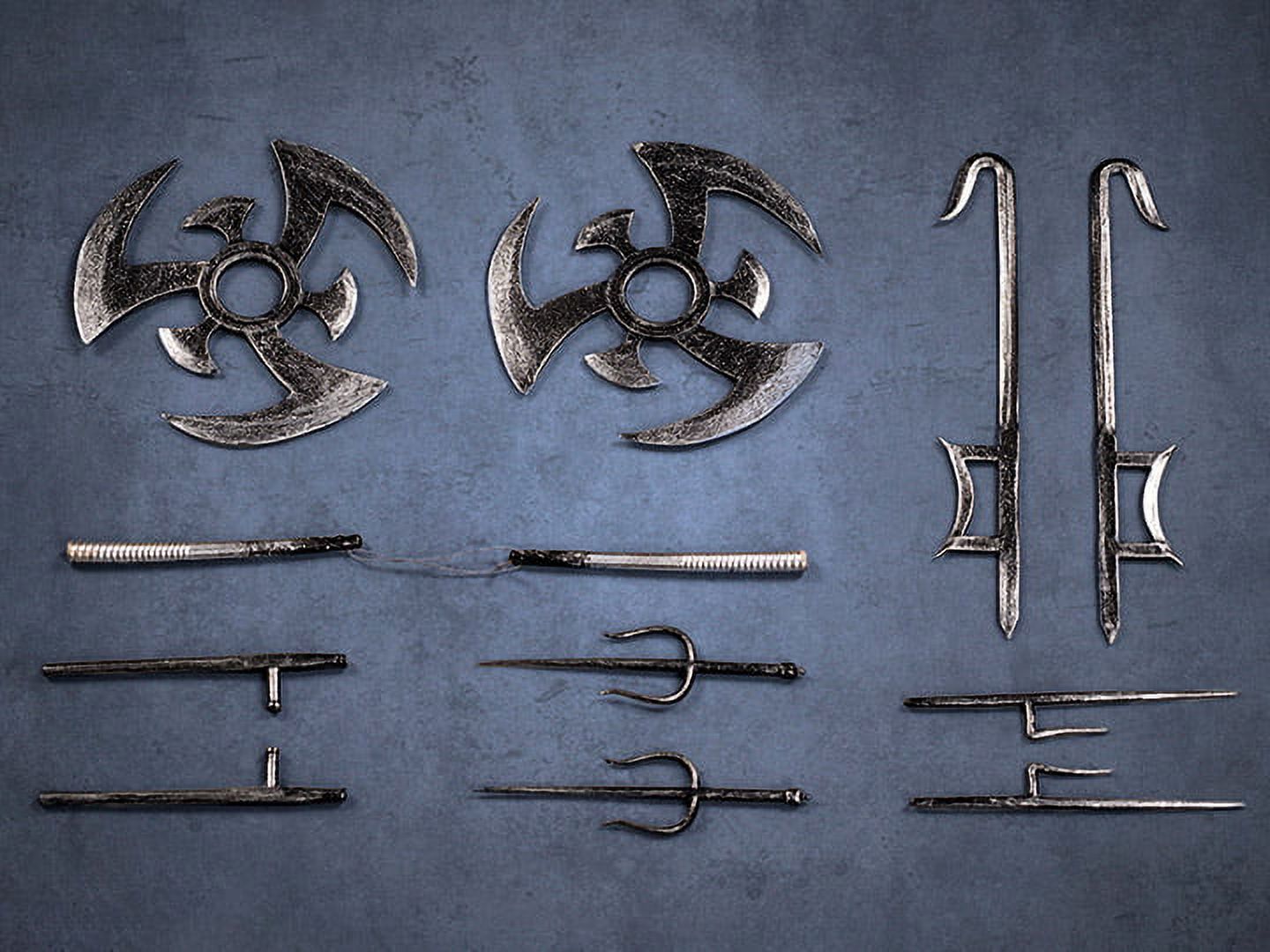 Undead Ninja Army 1/12 Scale Weapons Set