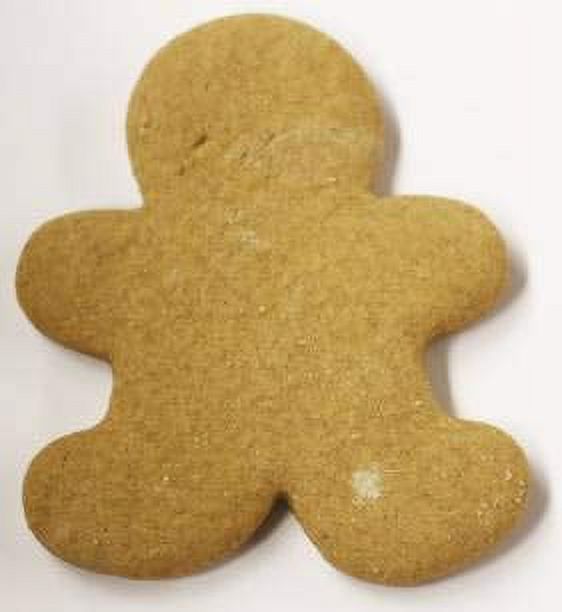 Undecorated 5" Rounded Feet Christmas Gingerbread Men Cookies