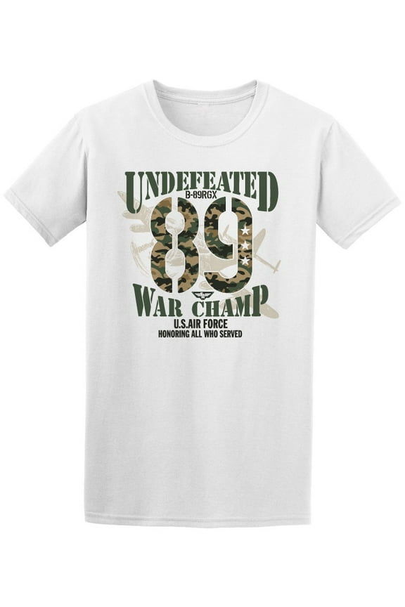 Undefeated War Champ Camouflage T-Shirt Men -Image by Shutterstock, Male Medium