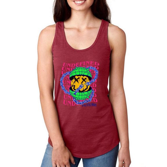 Undefined Future Chain Drip Racerback Tank Women -Image by Shutterstock, Female XX-Large