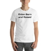 Undefined Gifts L Eldon Born And Raised Short Sleeve Cotton T-Shirt