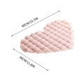 thumbnail image 1 of Under$1 Clearance Bubble Pile Cream Style Living Room Heart Rug Single Sofa Coffee Table Rug Cloakroom Makeup Cushion Rugs, 1 of 5