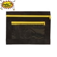 thumbnail image 1 of Under 1$ Dollar Oxford Cloth Pencil Case, Double‑Layer Clear Mesh Large Capacity Zipper Pencil Box, Wear‑Resistant Portable Pen Bag,Yellow, 1 of 7