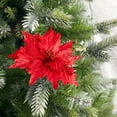 thumbnail image 1 of Under $1 GFHFHITJ Artificial Poinsettia Flowers Faux Poinsettia Christmas Flowers Home Decor for Holiday Wedding Home Decorations(Red), 1 of 6