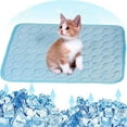 thumbnail image 1 of Under $1 GFHFHITJ Dog Bed Summer Cool Mat Sleeping Pad Water Absorption Top Bottom Materials Safe Easy Carry Keep Cool For Pet Kids and Adults., 1 of 8